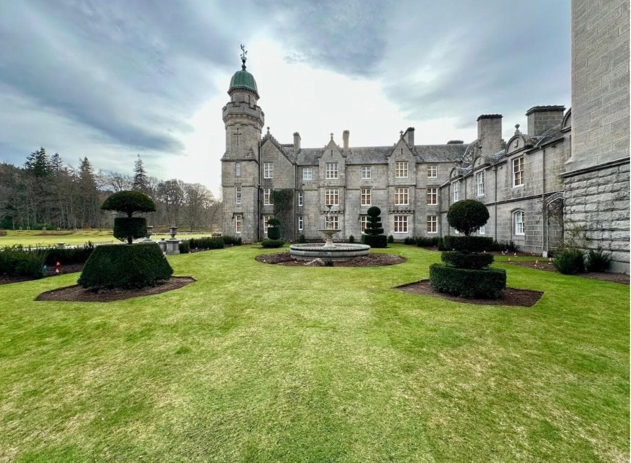Topiary installation at Balmoral Castle