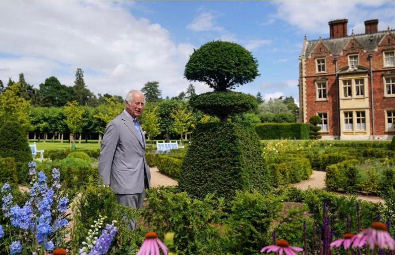 Topiary garden at Sandringham Estate