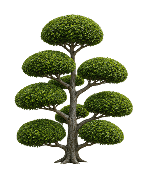 Cloud Tree topiary form
